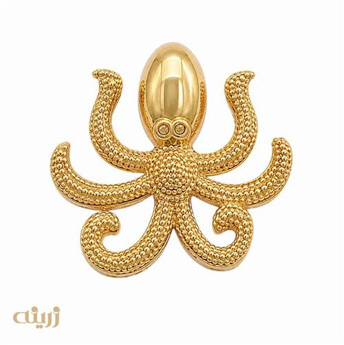 آویز طلا هشت پا مینمیال کد N0853