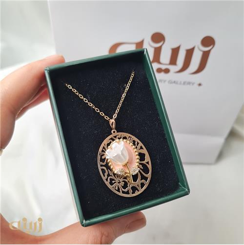 آویز طلا پینترستی رزین شده بزرگ