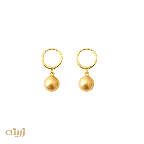 گوشواره گوی طلا روکو