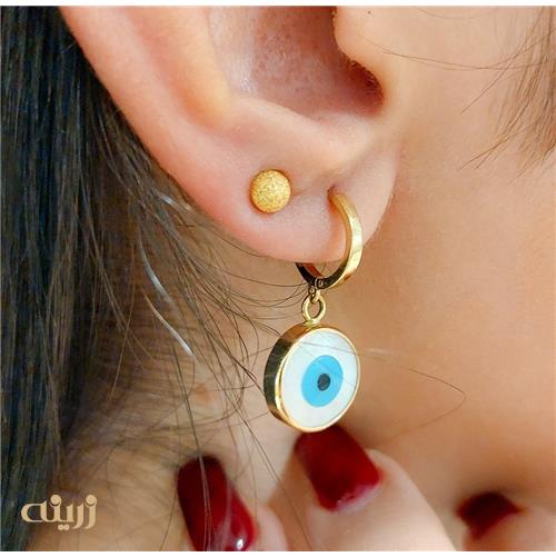 گوشواره طرح چشم نظر