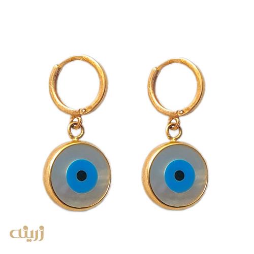 گوشواره طرح چشم نظر