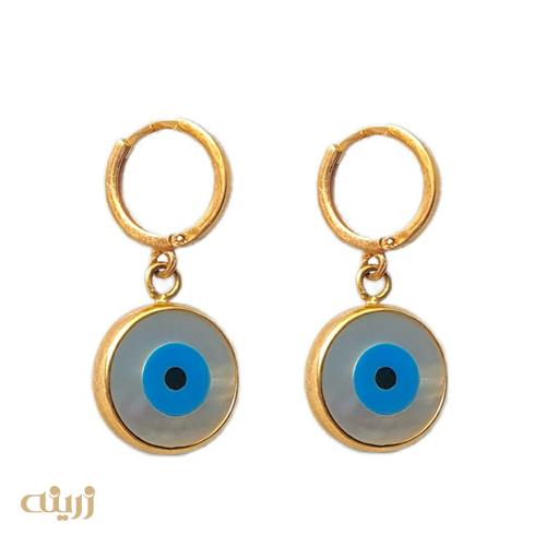 گوشواره طرح چشم نظر