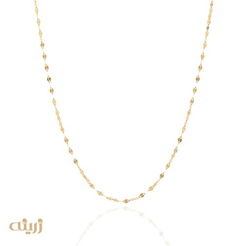 زنجیر طلا پولکی 