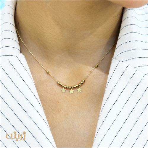 گردنبند طلا گوی ستاره