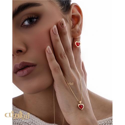نیم ست طلاسوارکی قلب کادویی