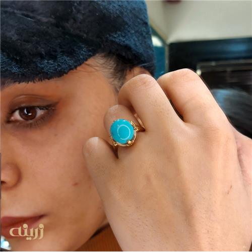 انگشتر طلا فیروزه