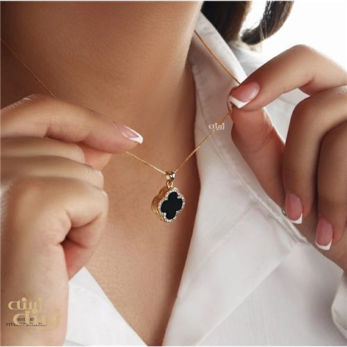 آویز طلا ونکلیف دورو لوکس کد N0152