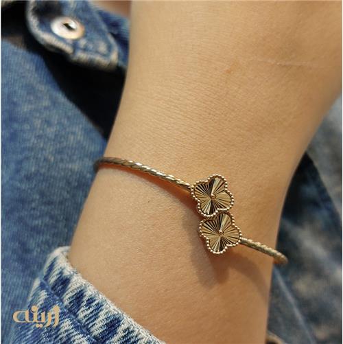 دستبند طلا النگویی بنگل تراش