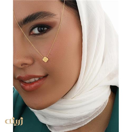 گردنبند طلا زنانه ونکلیف تو خالی