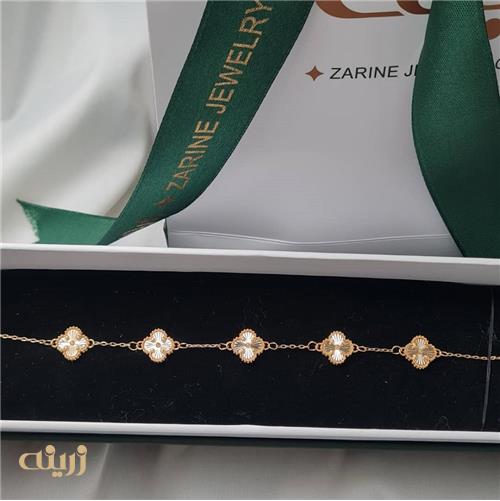 دستبند ونکلیف تراش 5 گل 