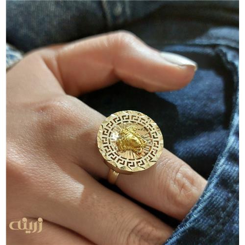 انگشتر طلا طرح ورساچه 