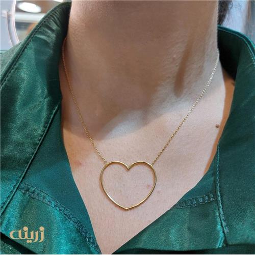 گردنبند متصل مفتولی طرح دار