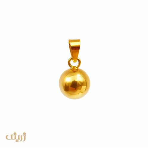 آویز طلا گوی براق