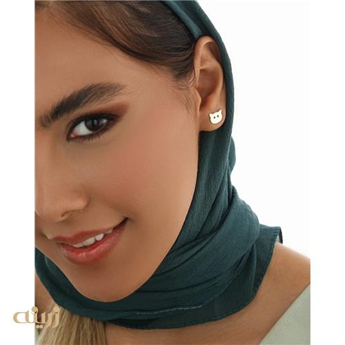 گوشواره طلا گربه