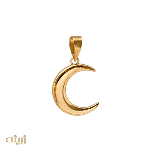 آویز طلا طرح ماه 