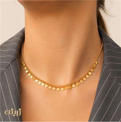 گردنبند طلا کارتیه پولکی