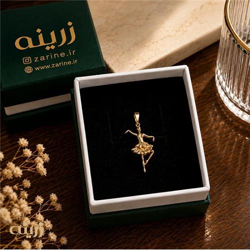 آویز طلا دختر بالرین