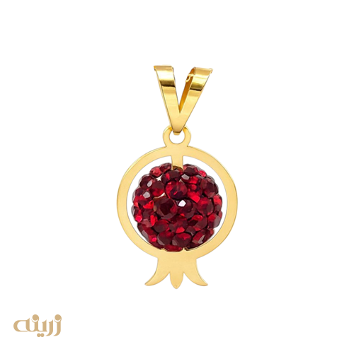 آویز طلا انار کادویی