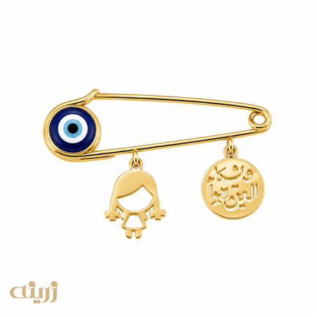 سنجاق سینه طلا کودک وان یکاد کد BB0011