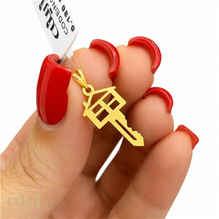 آویز طلا کلید ویلا N0783