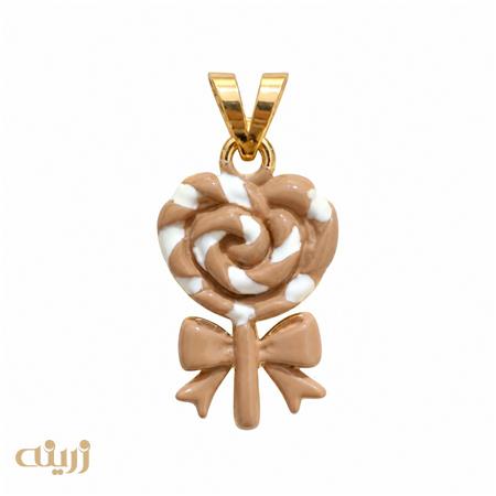 آویز طلا عروسکی طرح آبنبات کد N0852