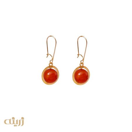 گوشواره طلا عقیق کادویی