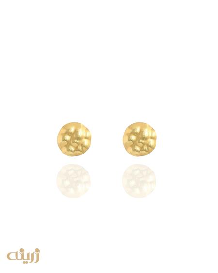 گوشواره طلا میخی چکش خور