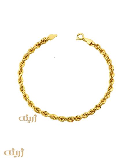 دستبند طلا طنابی