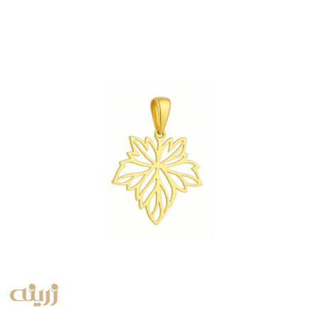 آویز طلا برگ چنار
