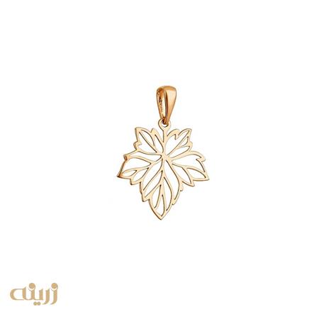 آویز طلا برگ چنار