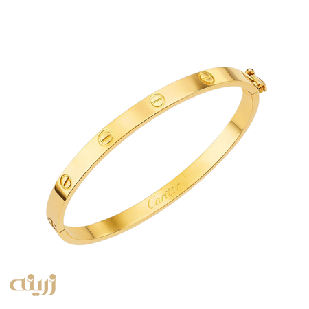 دستبند النگویی طلا کارتیه لاو