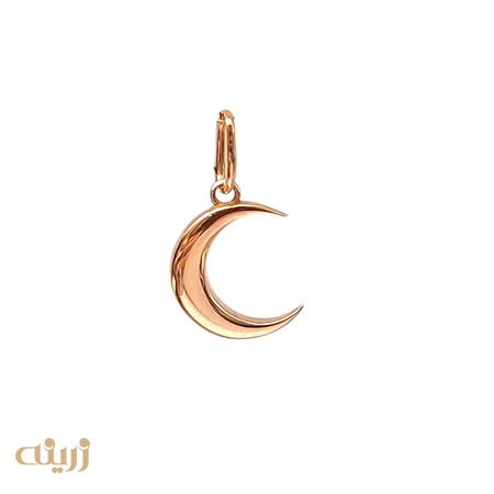 آویز طلا ماه مینیمال