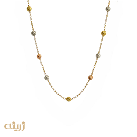 گردنبند طلا گوی البرنادو 