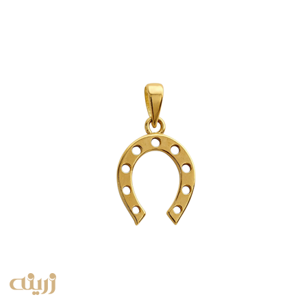 آویز طلا نعل 