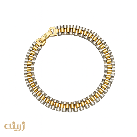 دستبند طلا طرح رولکس پارادایس