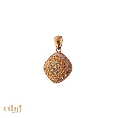 آویز طلا آوا طرح مربع