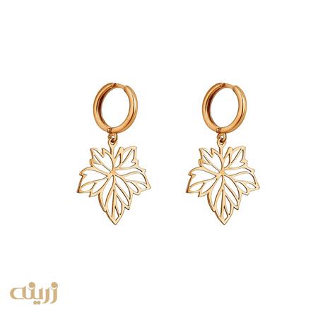گوشواره طلا برگ چنار