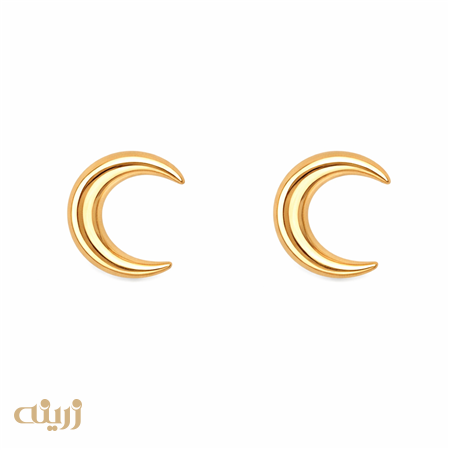 گوشواره طلا میخی ماه 