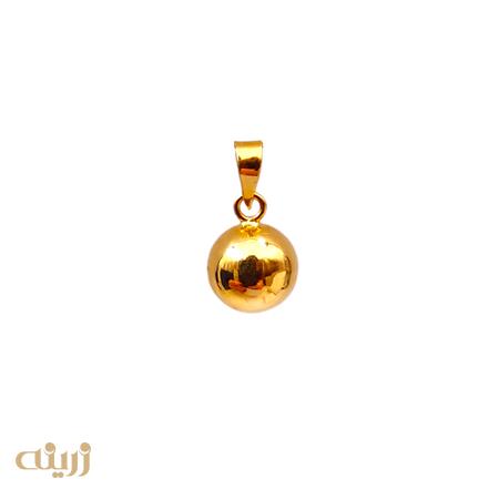 آویز طلا گوی براق