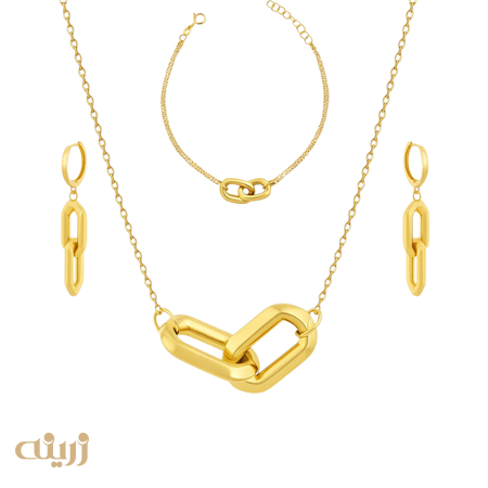 نیم ست طرح هرمس با زنجیر فلامینگو