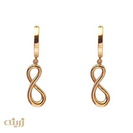 گوشواره روکو طرح بینهایت