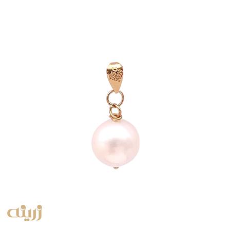 آویز طلا مروارید طبیعی ( پرورشی ) کادویی
