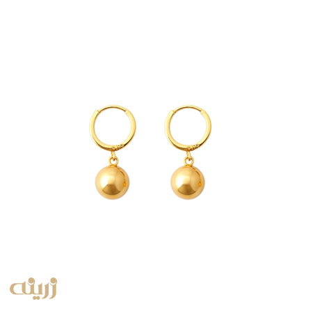 گوشواره گوی طلا روکو