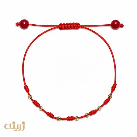 دستبند طلا هفت گره با هفت گوی تراش کد B0282