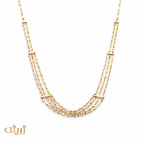 گردنبند طلا پولکی استلارا