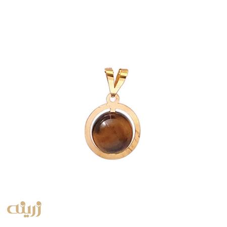 آویز طلا کادویی طرح چشم ببر 