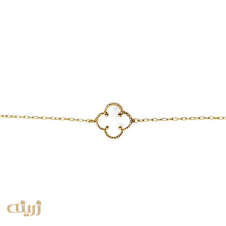 دستبند تک گل ونکلیف سنگدار 