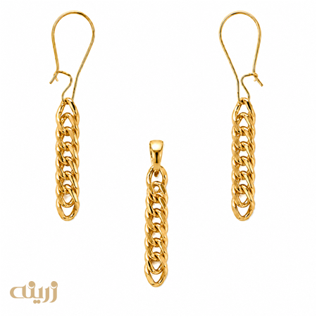نیمست طلا طرح کارتیه ژاپنی کد N01698