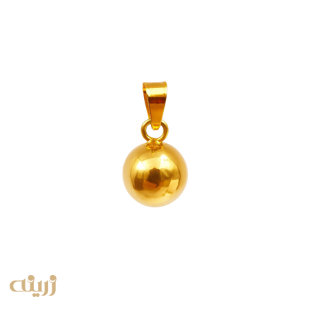 آویز طلا گوی براق
