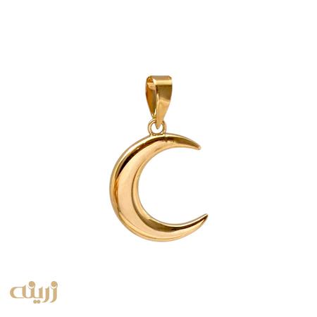 آویز طلا طرح ماه 